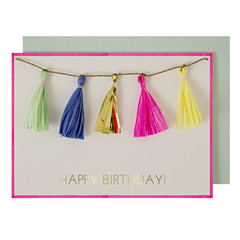 Tassel Garland - Birthday Card by Meri Meri - Little Citizens Boutique
