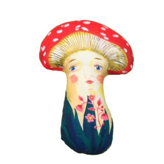 Toadstool Mushroom Cushion - Nathalie Lete