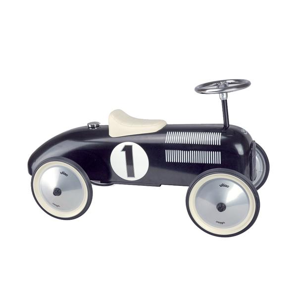 Classic Ride-On Racing Car - Black
