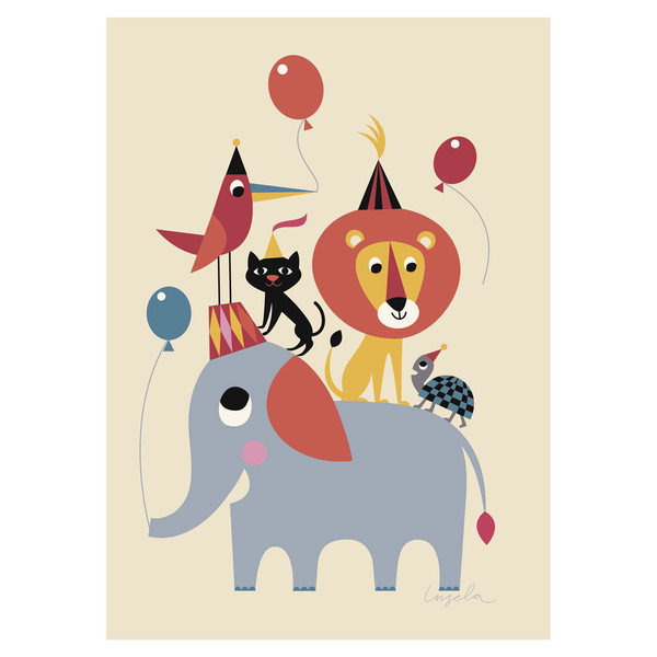 Poster Animal Party by Omm Design