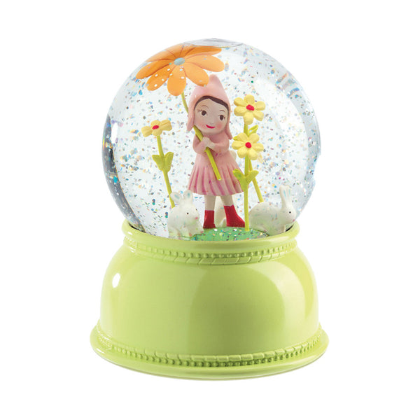 Sweet Girl Night Light Snow Globe by Djeco