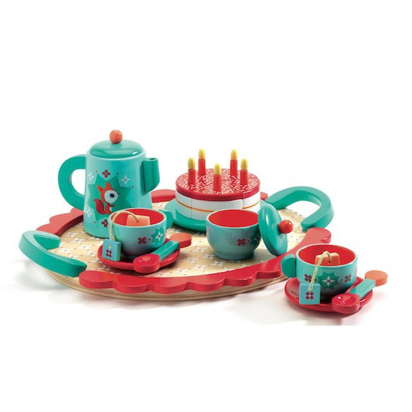 Foxy Wooden Tea Set by Djeco