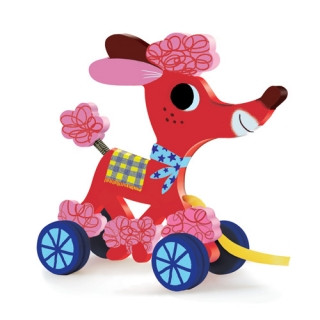 Djeco Frizzy the Pull Along Dog - Little Citizens Boutique
