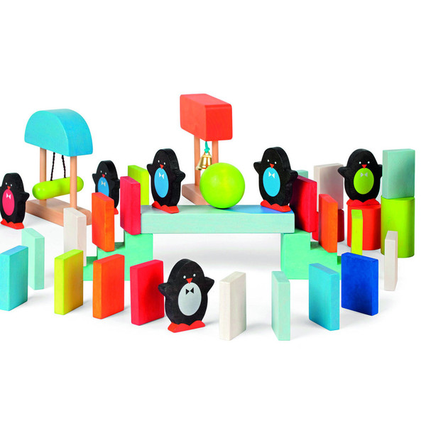 Kubix Penguin 100 Dominoes by Janod