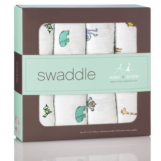Jungle Jam 4-Pack Swaddle - Little Citizens Boutique
 - 1