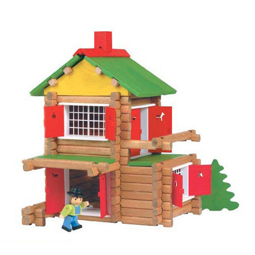 Wooden Chalet in a Box - 135 pieces