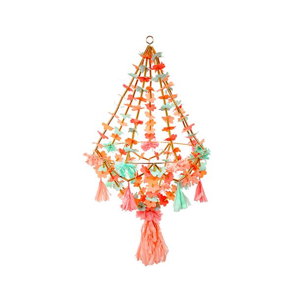Large Fabric and Paper Chandelier from Meri Meri