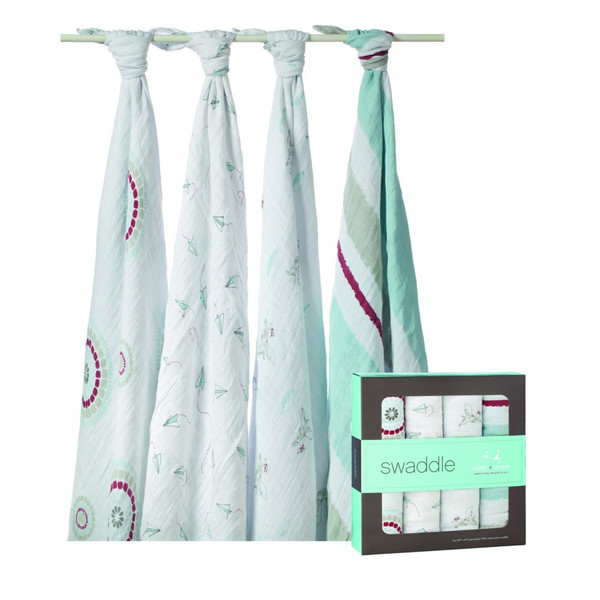 Liam the Brave 4-Pack Swaddle by Aden & Anais