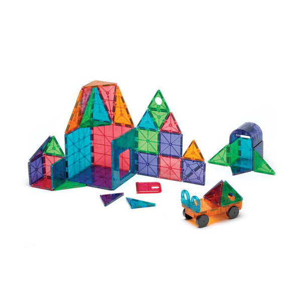 Magna Tiles 48 Piece DX Vehicle Set - CLEAR