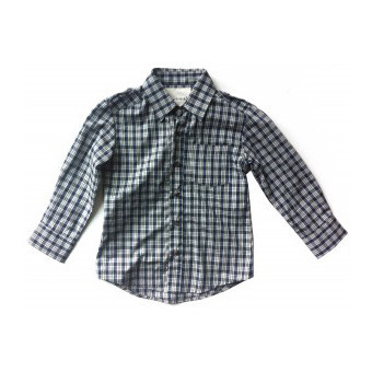Milo Shirt - Black & Blue Plaid