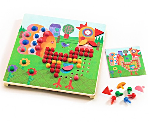 Mosaic Pegging Game