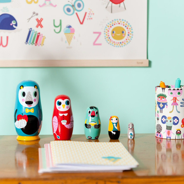 Matryoshka Helen Dardik Dolls by Helen Dardik