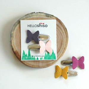 Butterfly Hair Clips - Little Citizens Boutique
 - 1