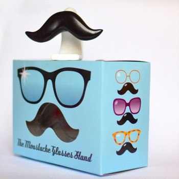 Moustache Glasses Stand by Omm Design