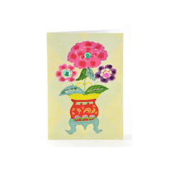 Papercuts Greeting Card - Flowerpot - Little Citizens Boutique
