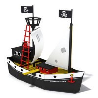 Pippi Longstocking Pirate Ship - Hoppetossa