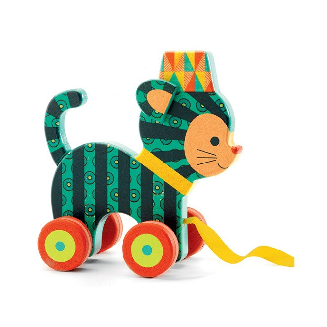 Pull Along Toy - Inou the Cat - Little Citizens Boutique
