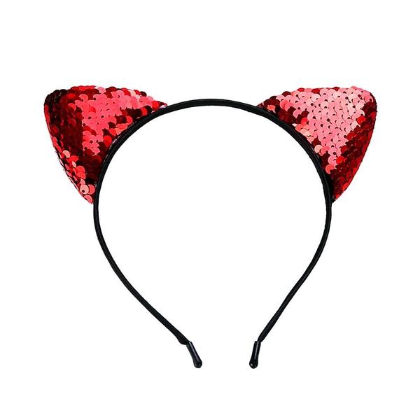 Sequin Cat Ears Headband
