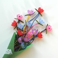 Tulip Bauble or Ponytail Holder - Little Citizens Boutique
 - 3