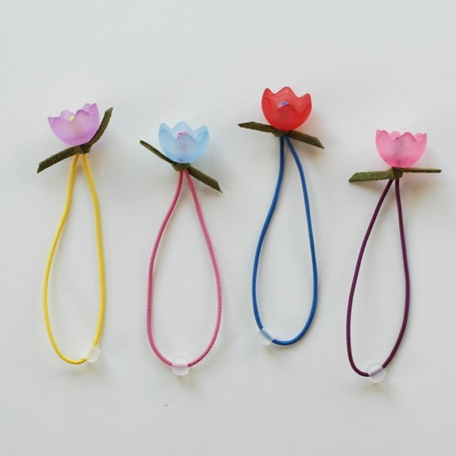 Tulip Bauble or Ponytail Holder - Little Citizens Boutique
 - 1