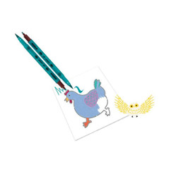 10 Two Tipped Felt Pens - Blue Set - Little Citizens Boutique
 - 2