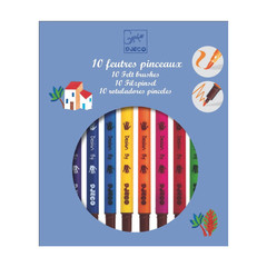 10 Two Tipped Felt Pens - Blue Set - Little Citizens Boutique
 - 1