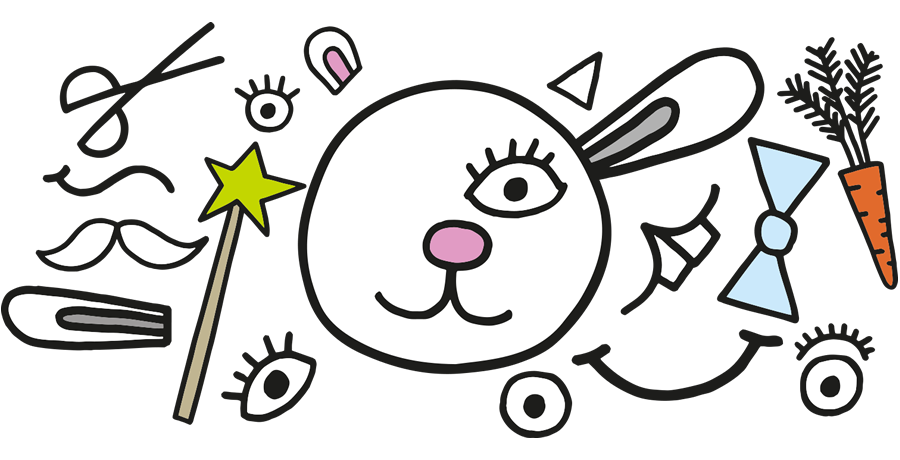 Make your own bunny illustration
